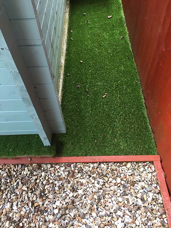 Grass for that small awkward area!