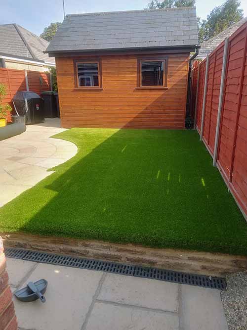 Self install of our Cambridge Grass