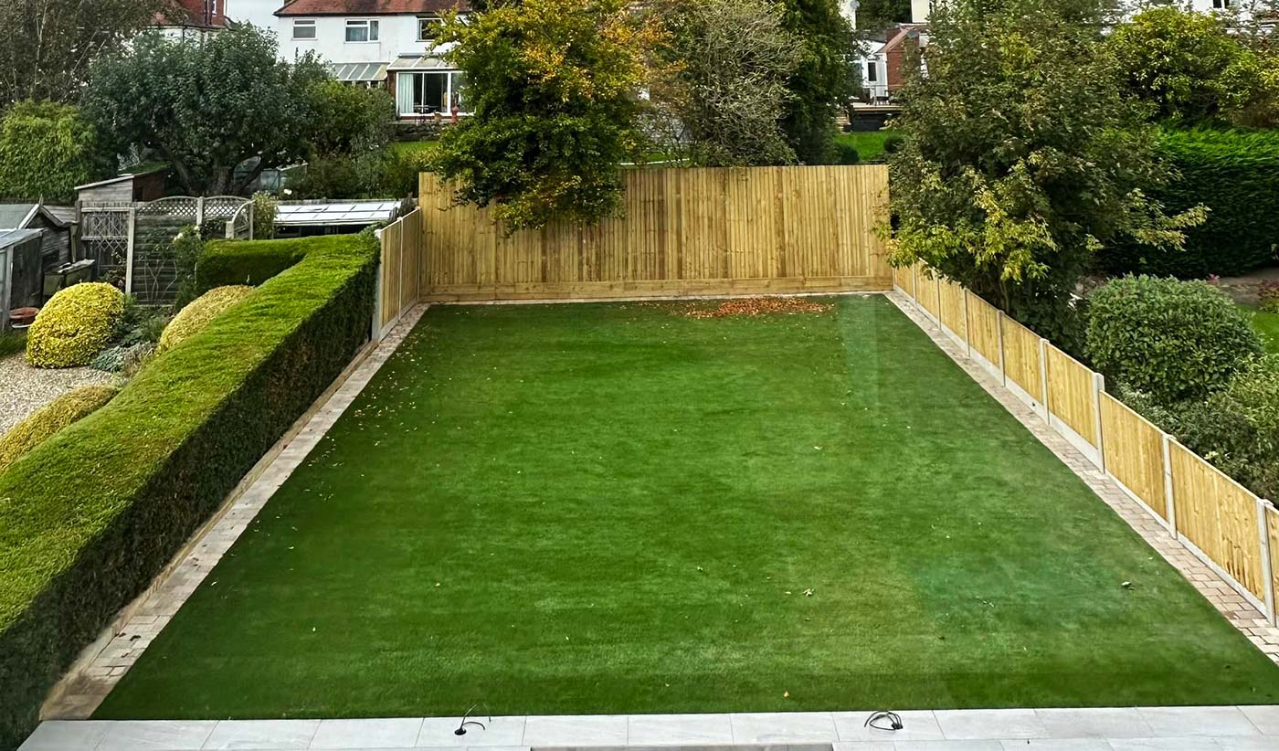 Artificial Grass Install in Halesowen by GBM Co Ltd