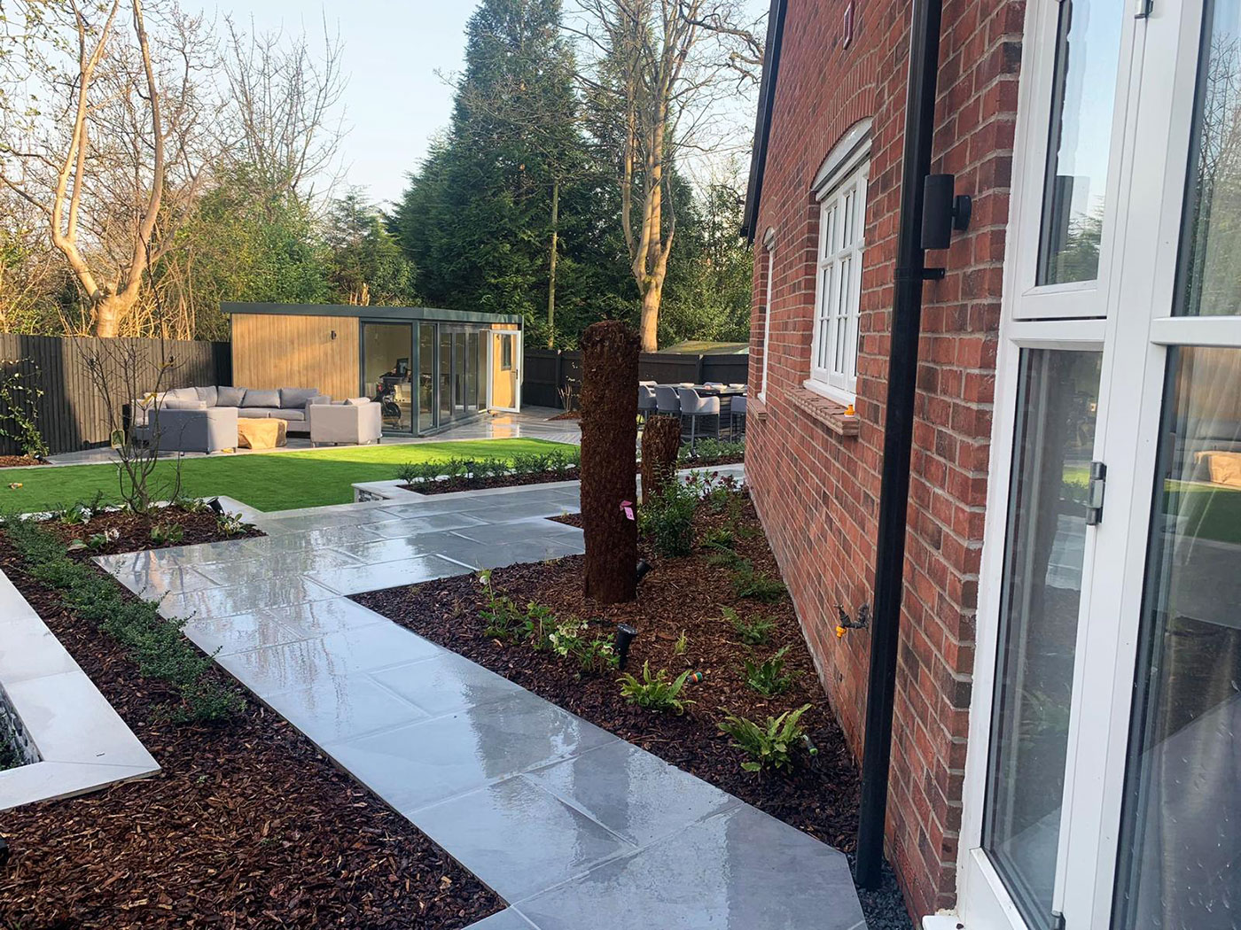 Cambridge Grass Install in Harborne by Landscapia