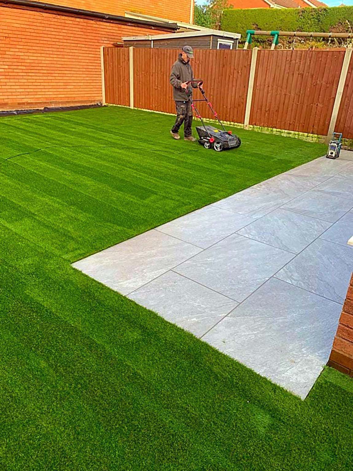 New Worcester Artificial Grass Install by KT Landscaping