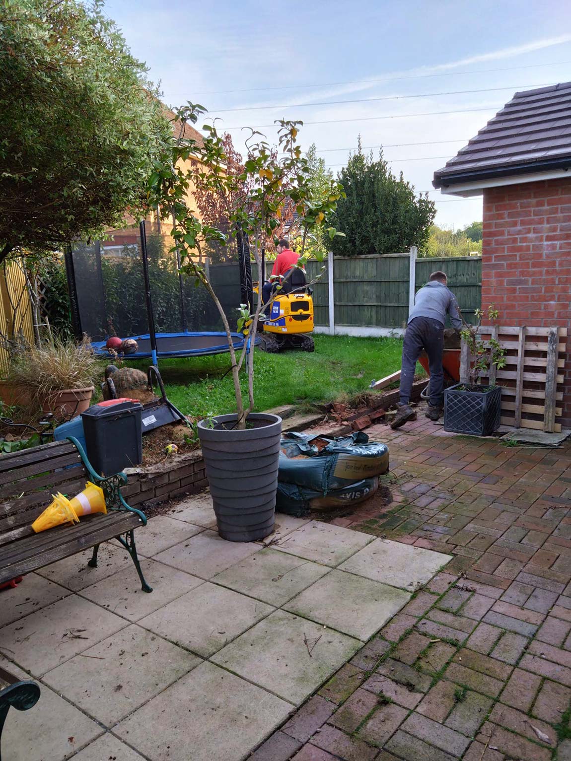garden transformation in progress!