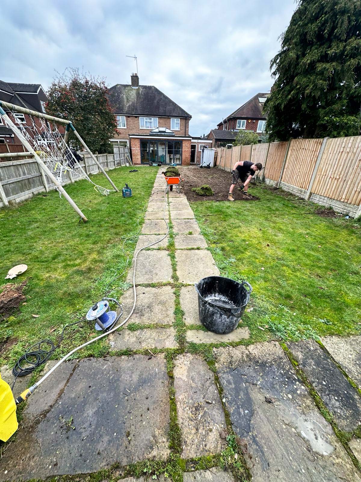 Before pic of project, right at the start!