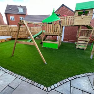 Artificial grass edging