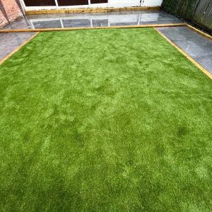 Artificial grass lawn in Cambridge