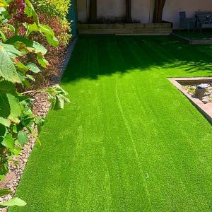 Artificial turf installation by KT Landscaping