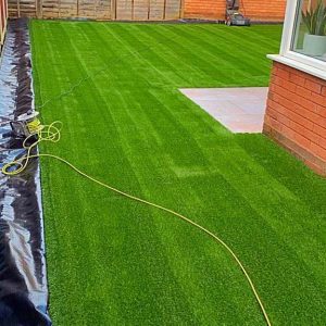 Artificial grass lawn