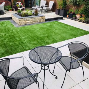 Artificial grass lawn