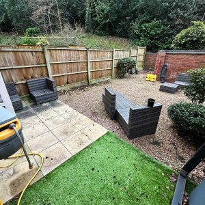 Artificial turf installation